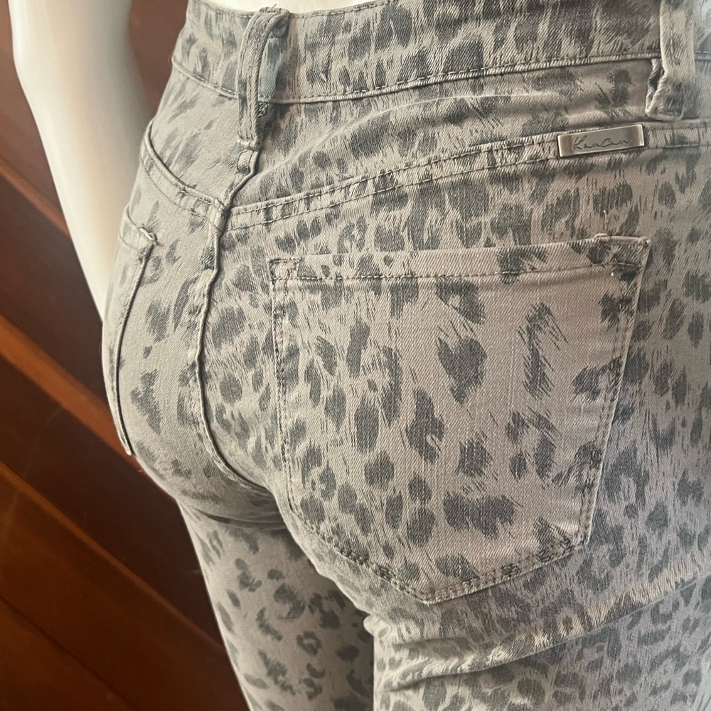 Leopard Print Jeans - image 4